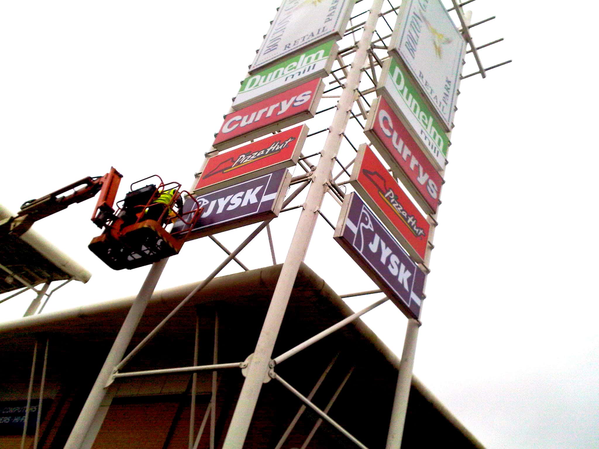 Monalith Sign Installation