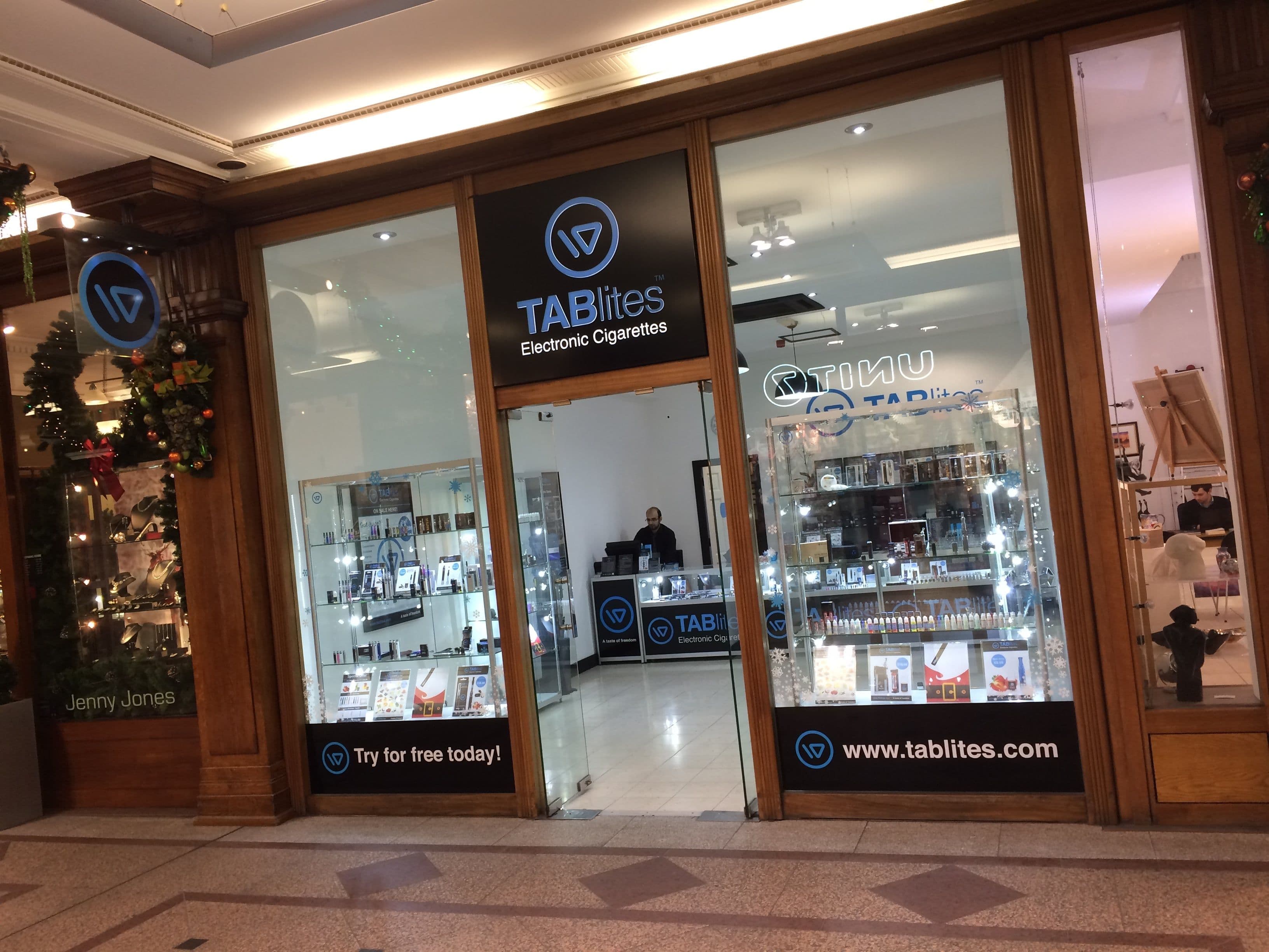 Tablite retail sign