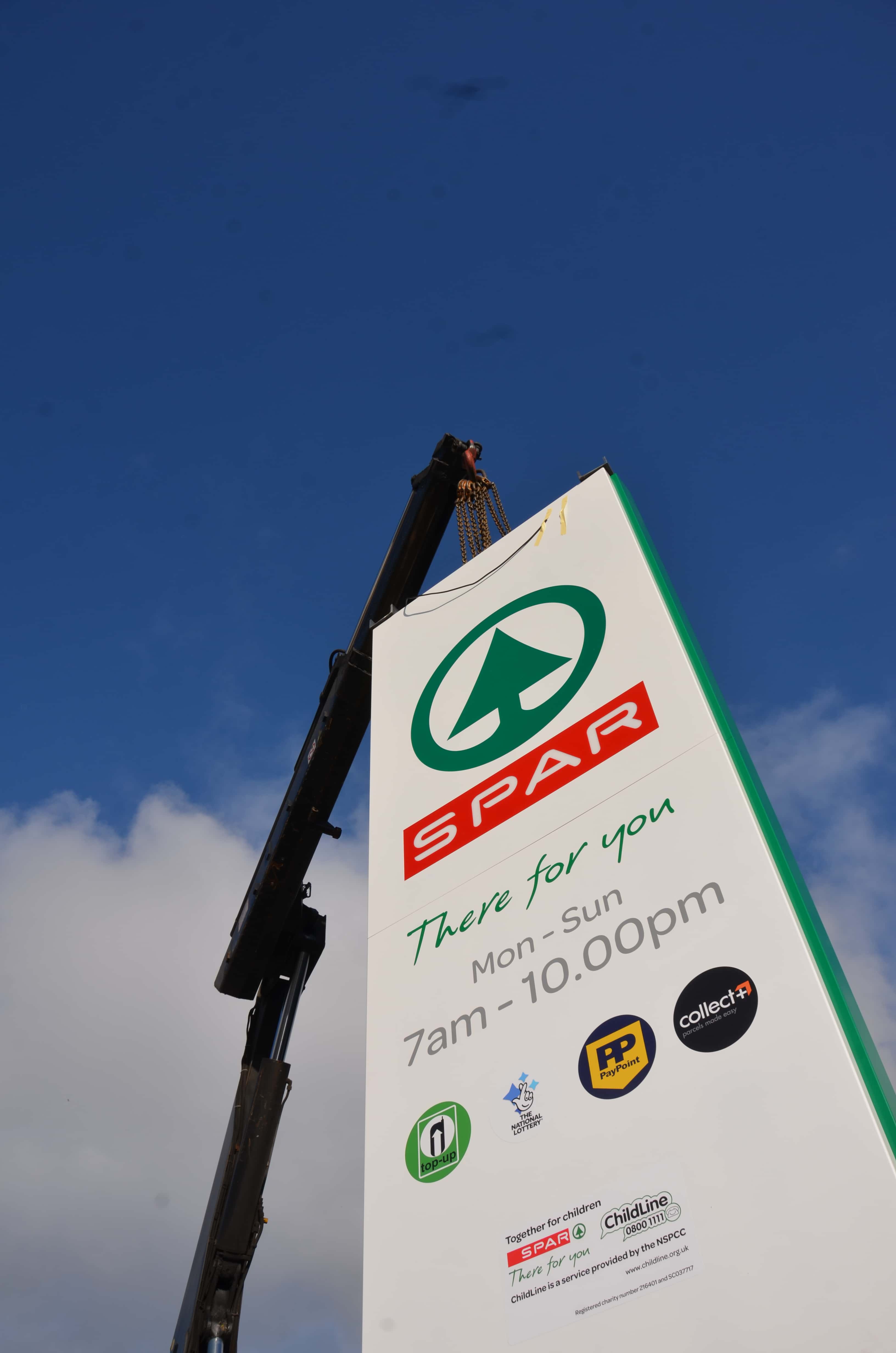 Totem Sign Installation