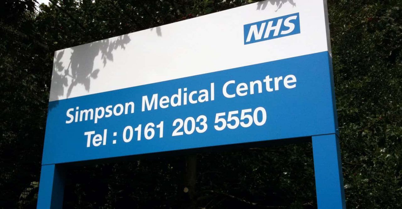 Health Sector Signs - Simpson Medical Centre