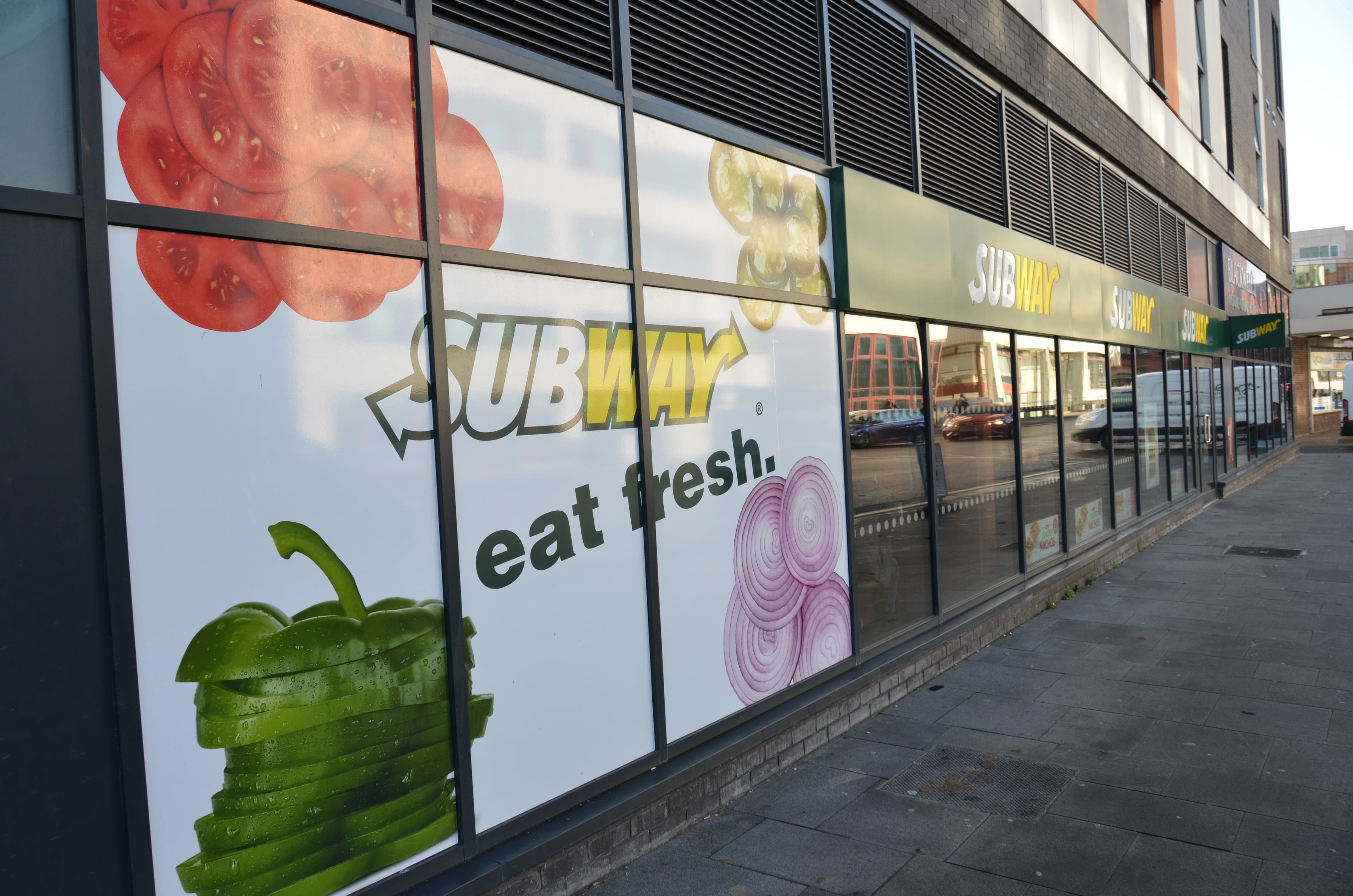 Subway Liverpool Window Manifestations