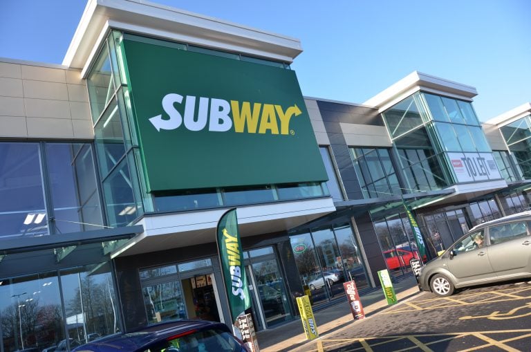 Subway Warrington Flexface Signage